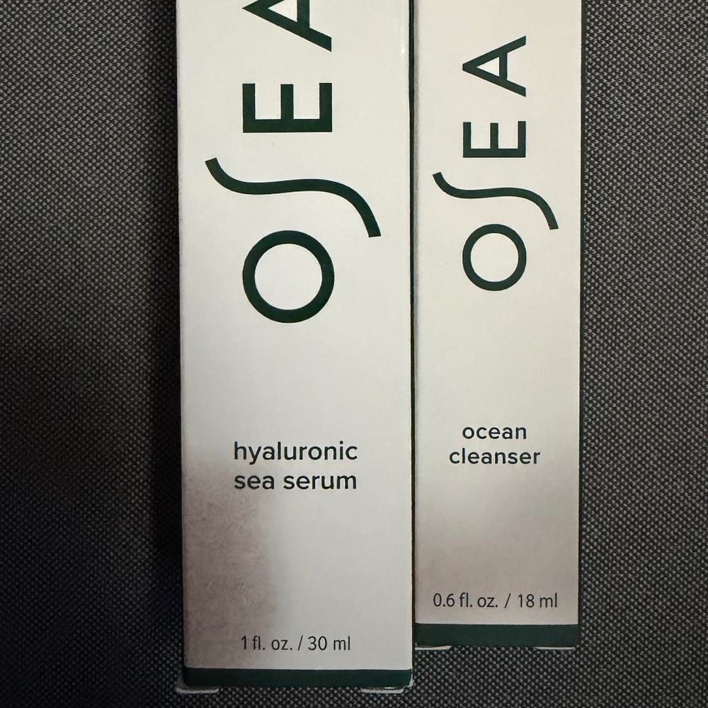 NIB Osea Hyaluronic Sea Serum & Osea Ocean Cleanser